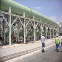 Frp-ontziltingspijp met vaste lengte