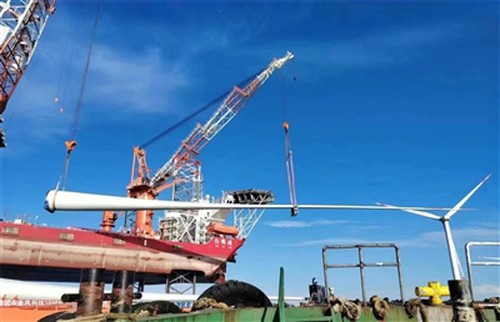 Lianyungang wijsheid gemaakt! Het langste windturbineblad ter wereld is met s...